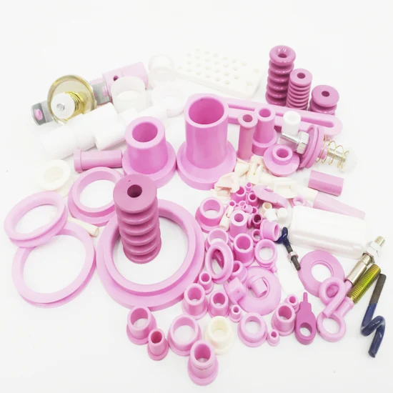 Oeillet en céramique d'alumine rose pour machine textile